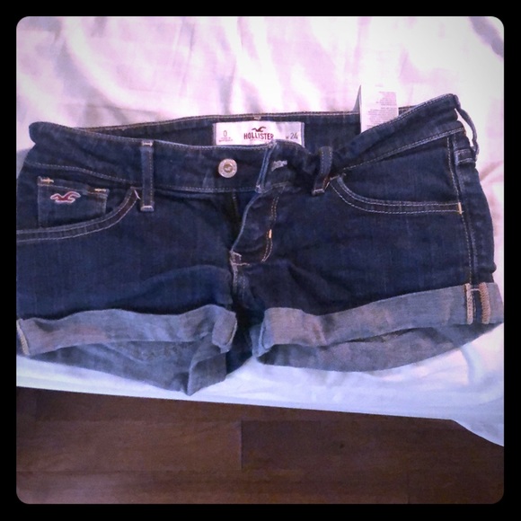 Hollister Pants - Hollister blue jean shorts Hollister Pants - Hollister blue jean shorts